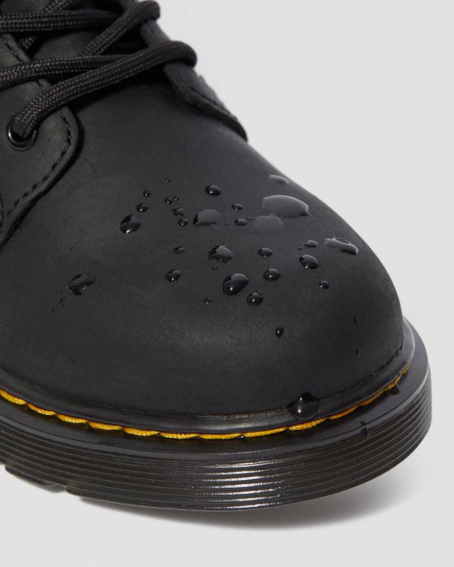 schwarze dr. martens 1460 wasserdichte kinder-freizeitstiefel