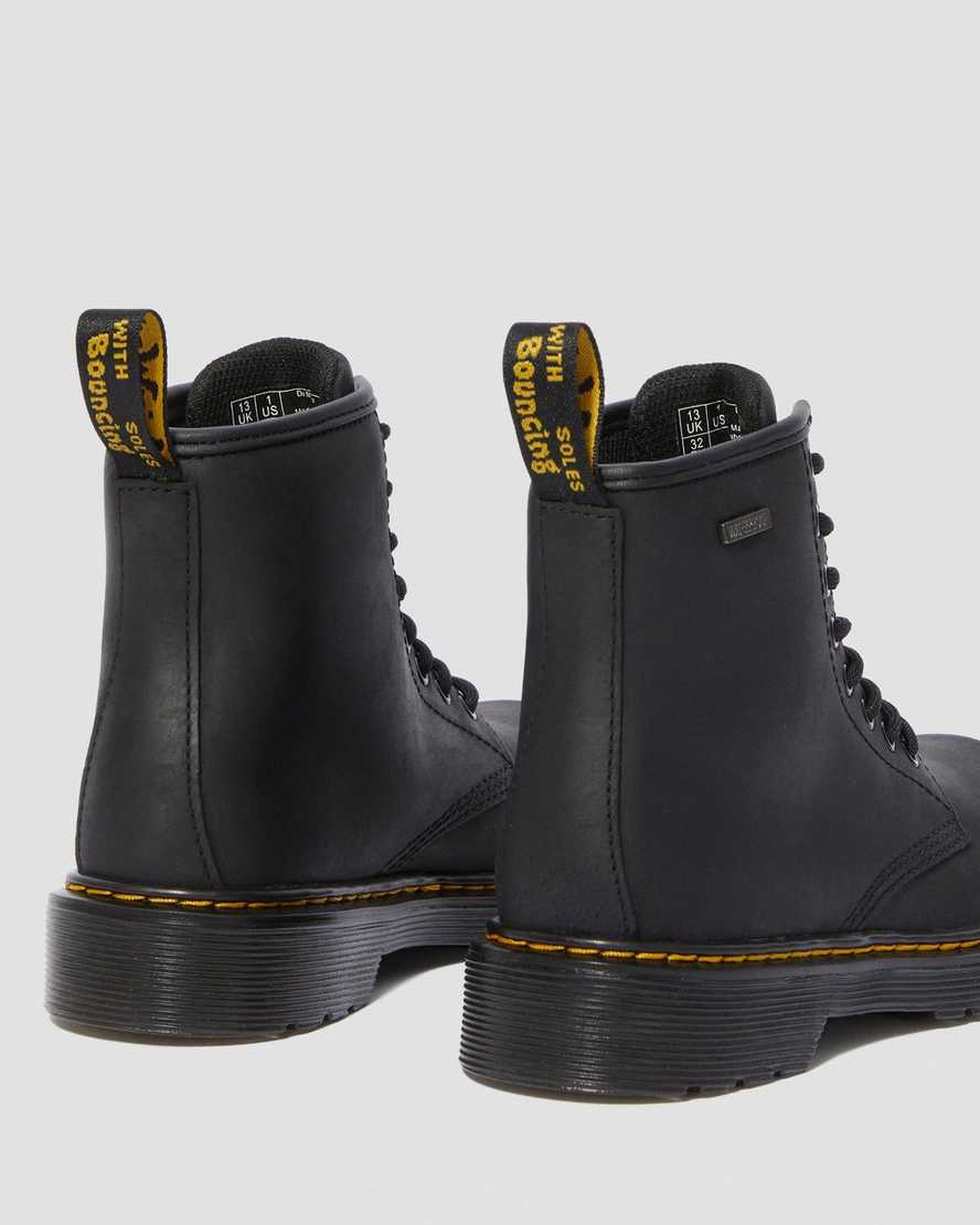 schwarze dr. martens 1460 wasserdichte kinder-freizeitstiefel