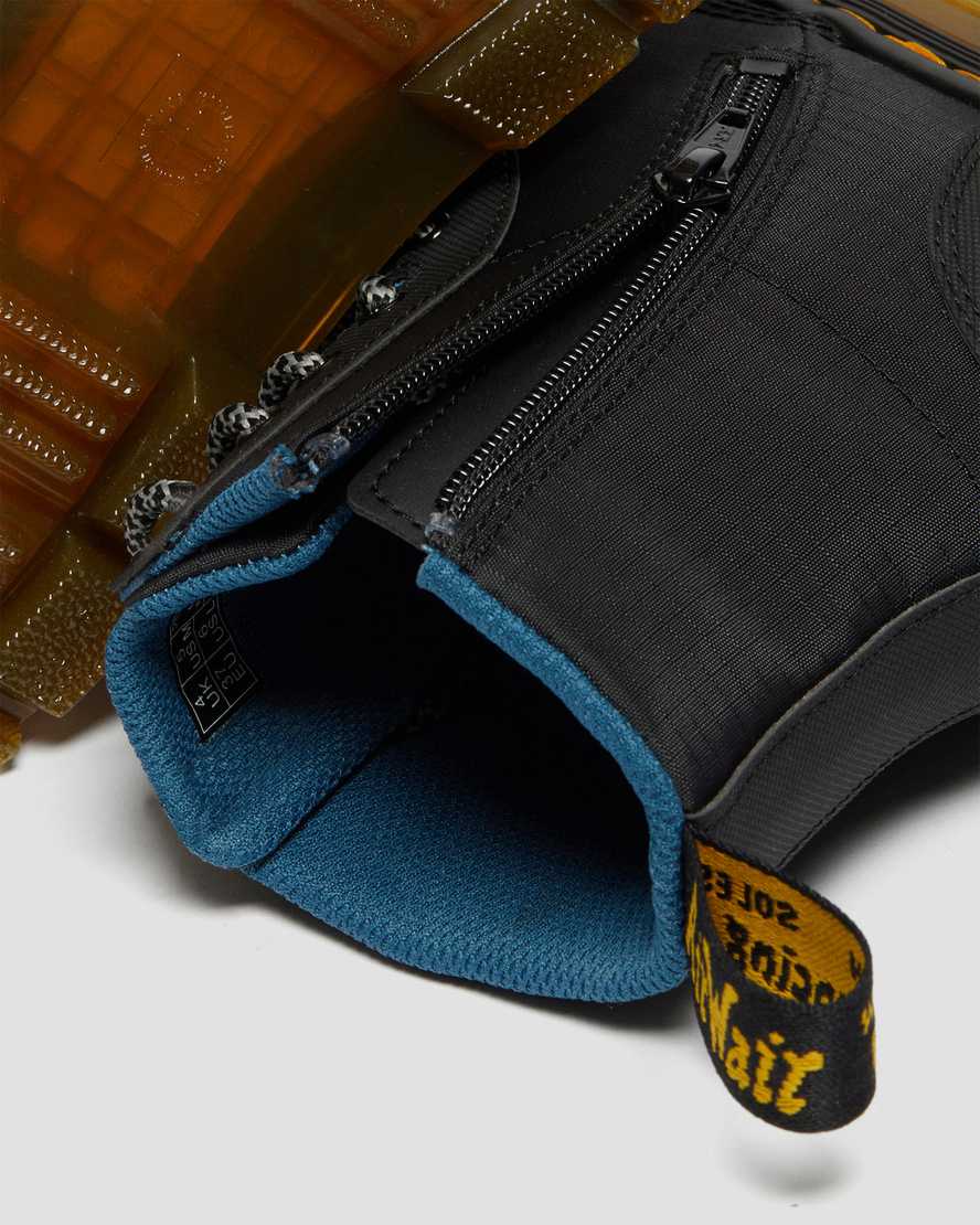 schwarze dr. martens combs utility kinder-freizeitstiefel