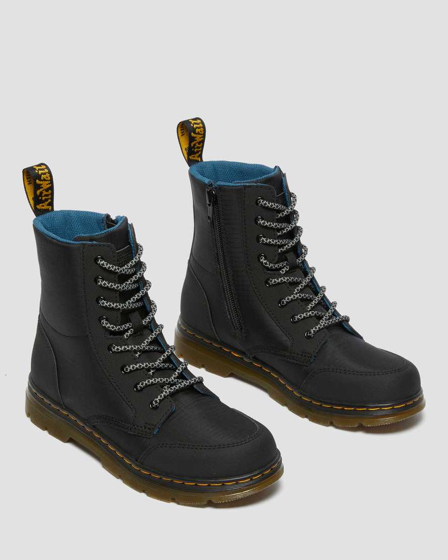 schwarze dr. martens combs utility kinder-freizeitstiefel