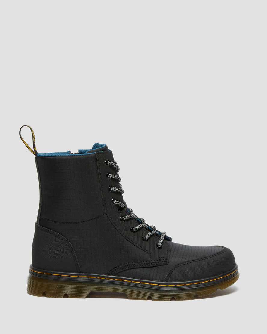 schwarze dr. martens combs utility kinder-freizeitstiefel