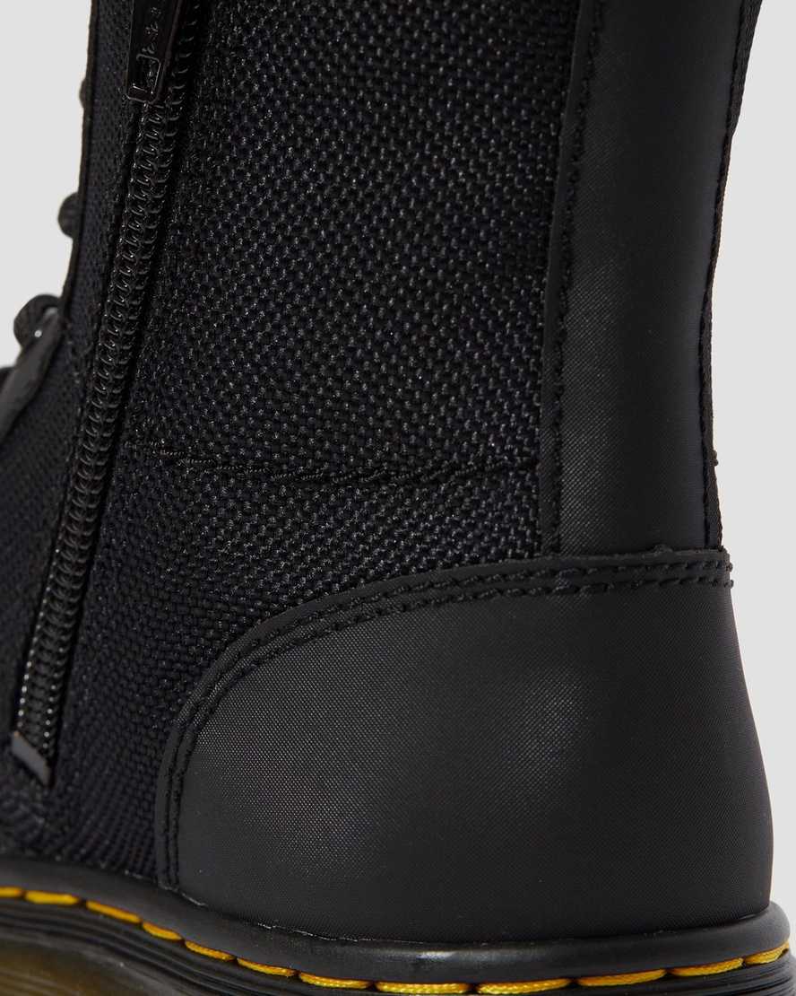 schwarze dr. martens combs extra tough poly kinder-freizeitstiefel