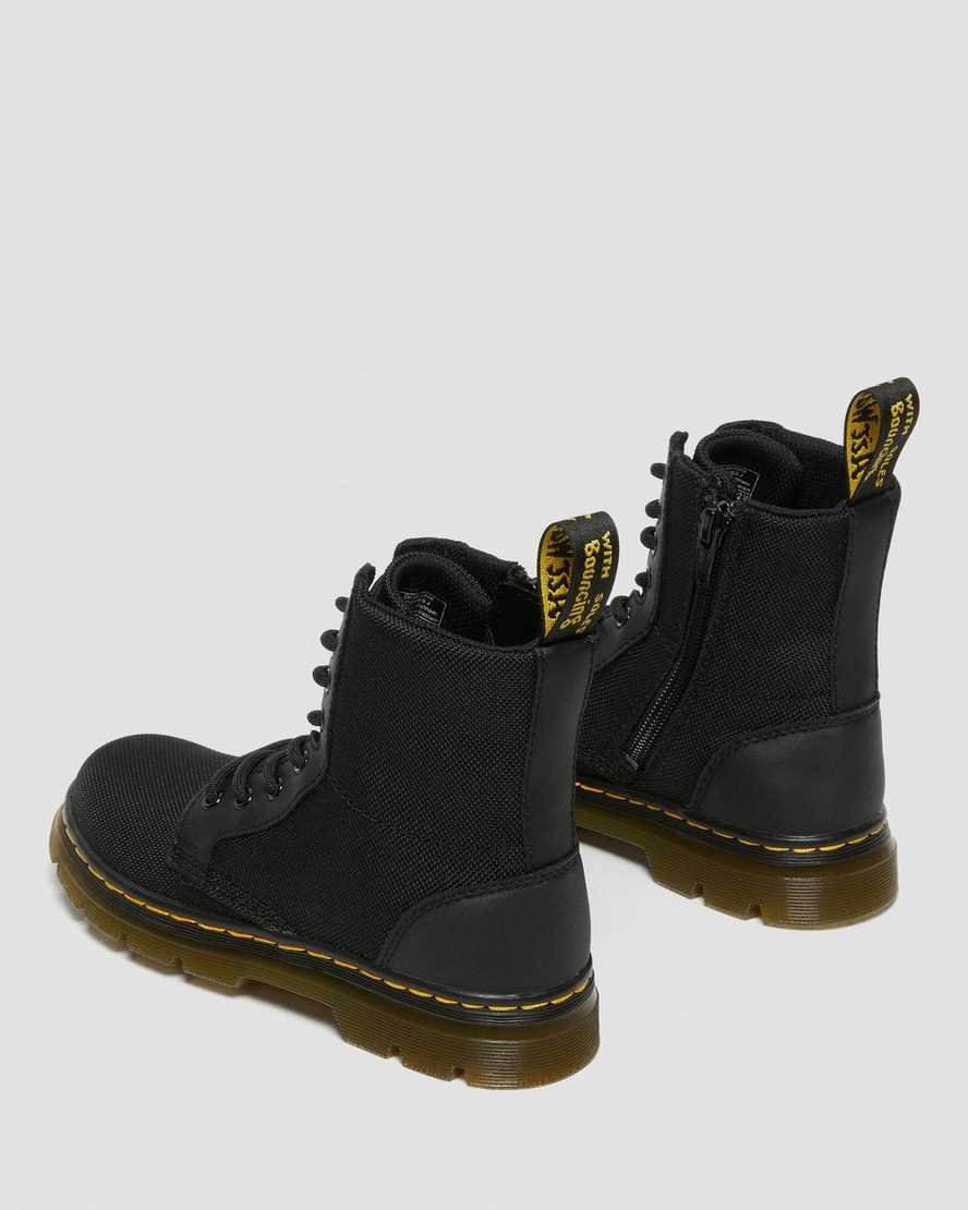 schwarze dr. martens combs extra tough poly kinder-freizeitstiefel
