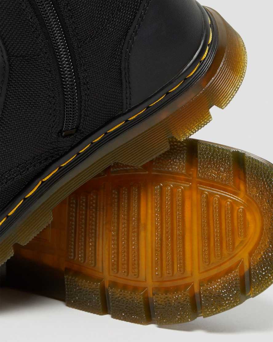 schwarze dr. martens combs extra tough poly kinder-freizeitstiefel