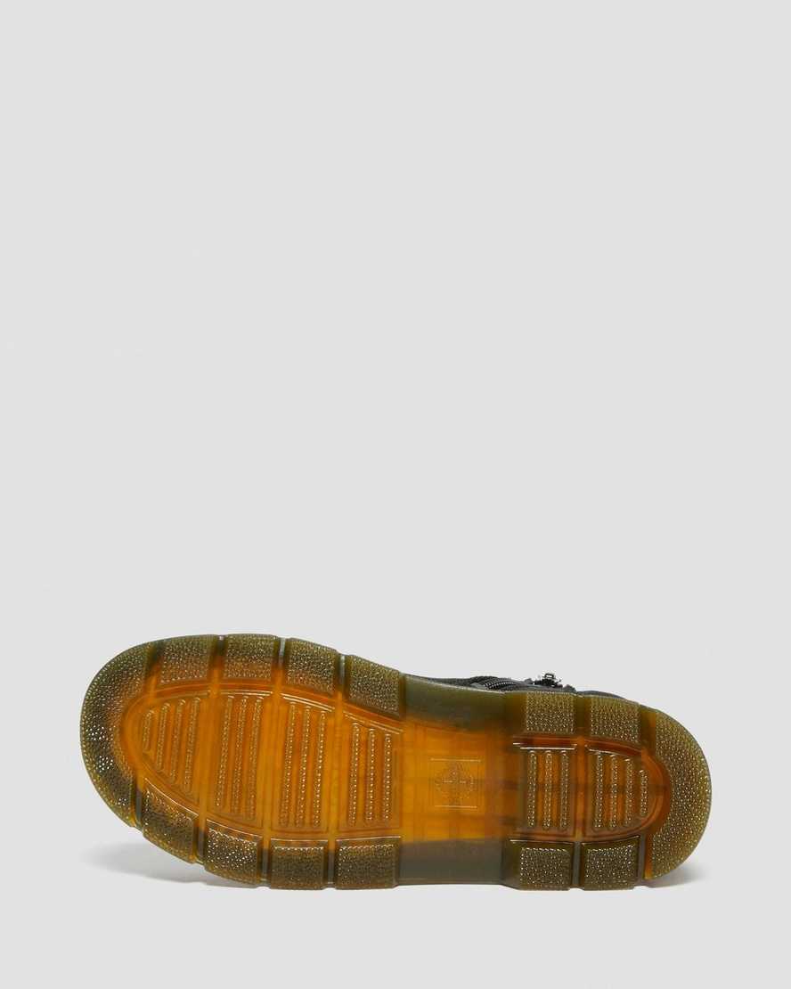 schwarze dr. martens combs extra tough poly kinder-freizeitstiefel