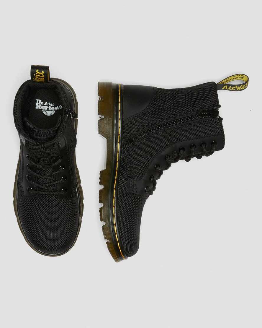 schwarze dr. martens combs extra tough poly kinder-freizeitstiefel