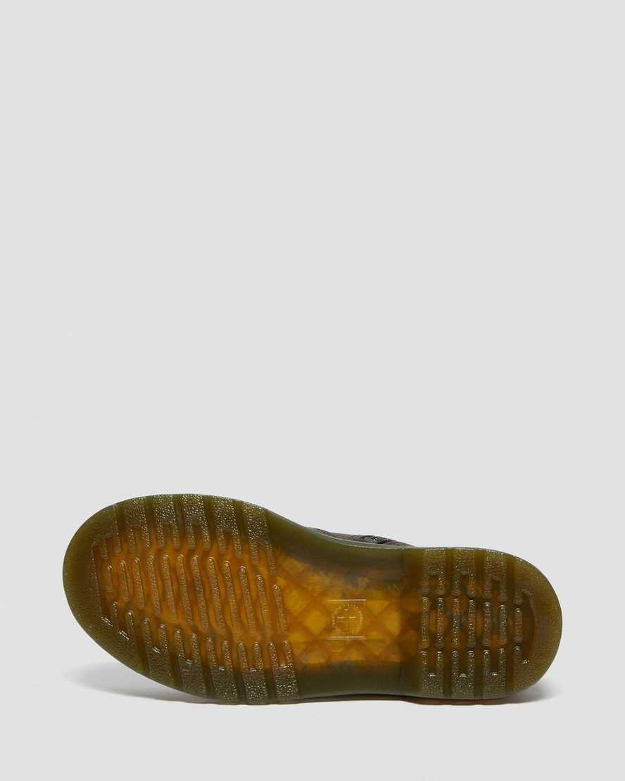 dunkelbraune dr. martens 2976 wildhorse chelsea boots für kinder