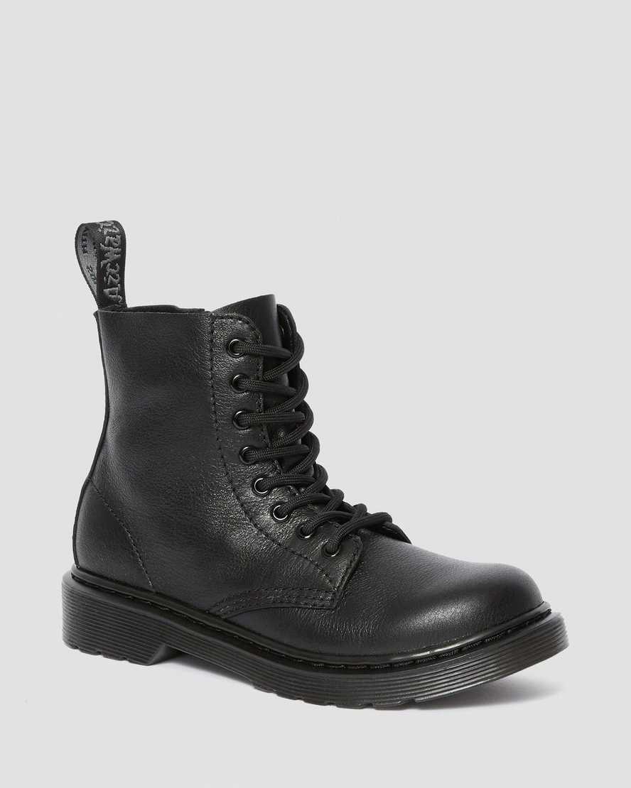 schwarze dr. martens 1460 pascal kinder-schnürstiefel