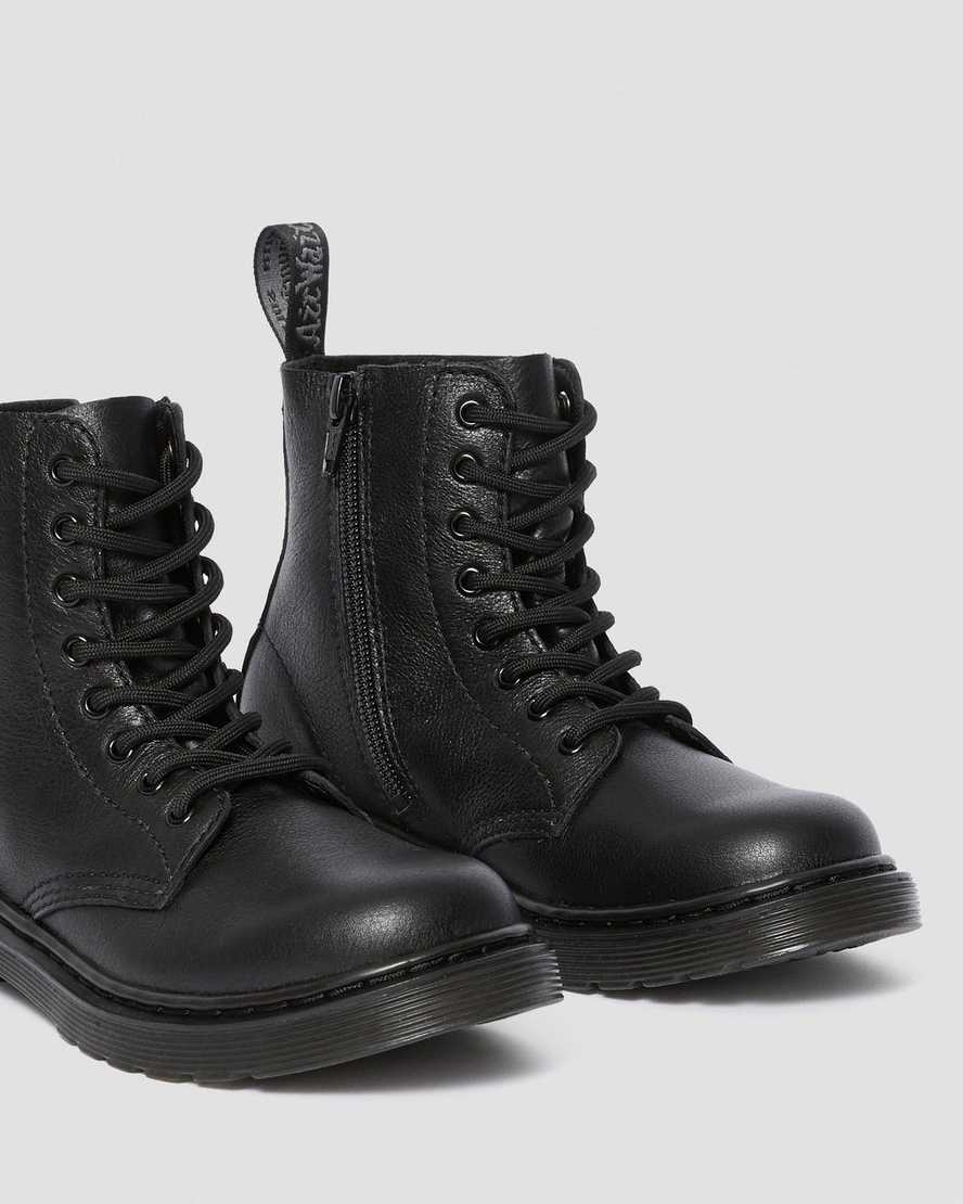 schwarze dr. martens 1460 pascal kinder-schnürstiefel