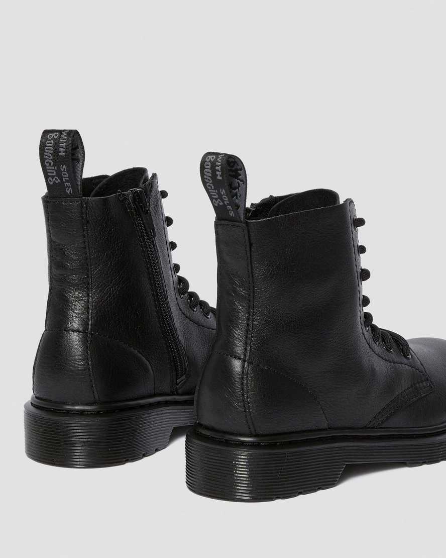 schwarze dr. martens 1460 pascal kinder-schnürstiefel