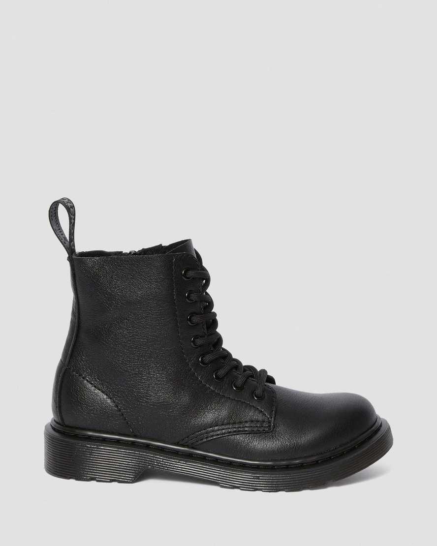 schwarze dr. martens 1460 pascal kinder-schnürstiefel