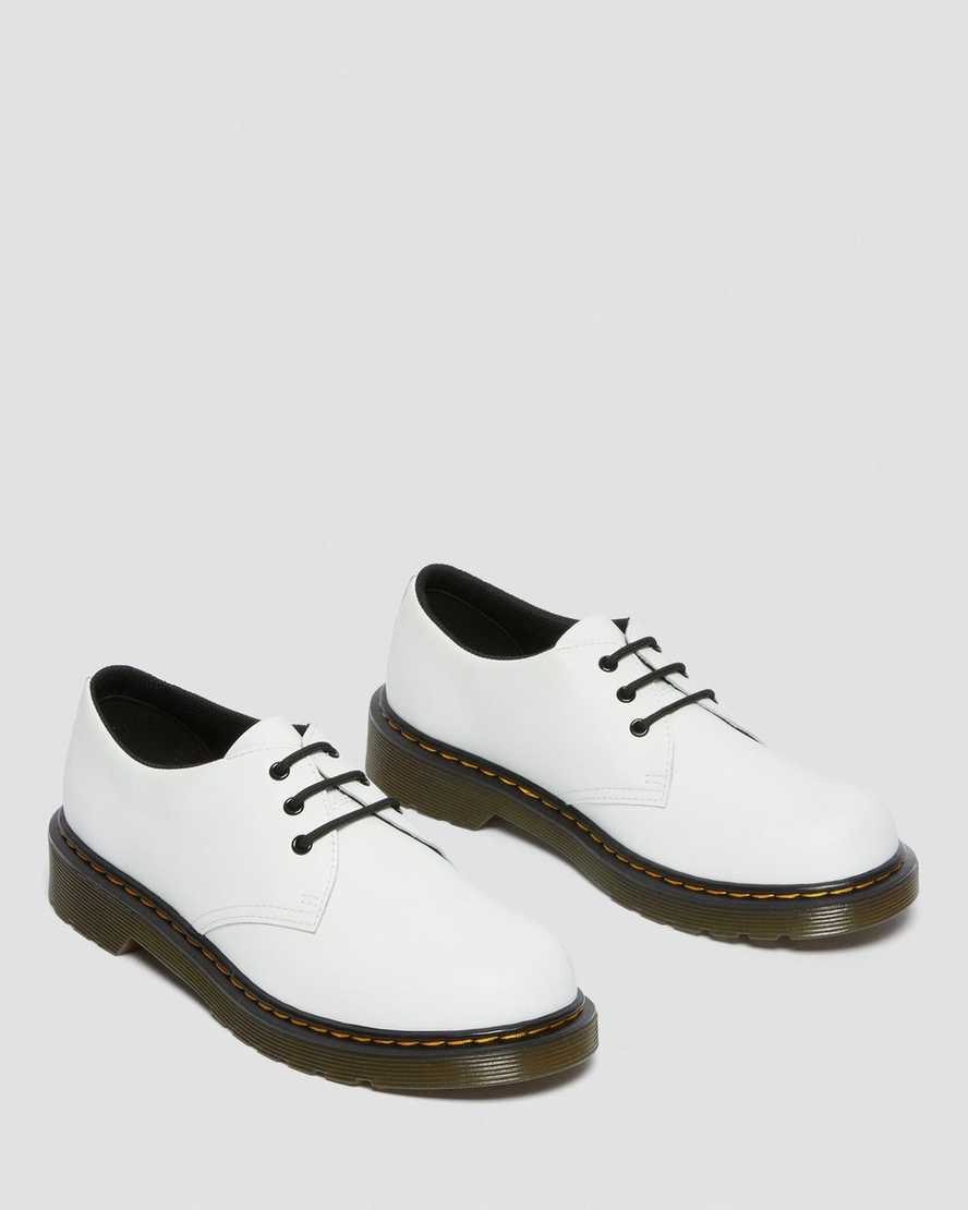 weiße dr. martens 1461 schnürschuhe für kinder
