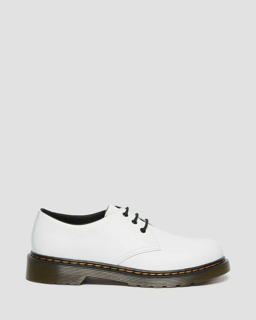 weiße dr. martens 1461 schnürschuhe für kinder