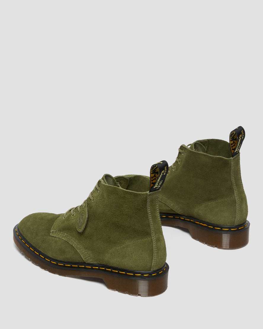 olivgrüne dr. martens 101 herren-ankle-boots
