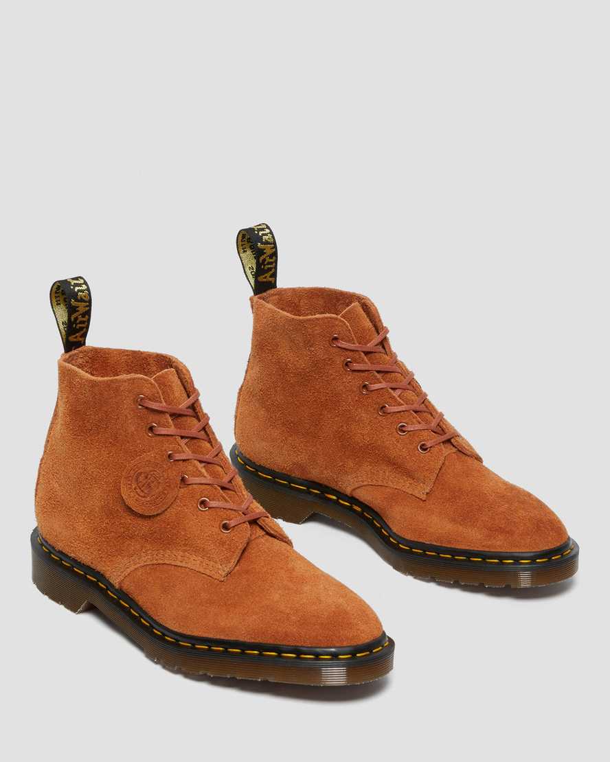 braune dr. martens 101 herren-ankle-boots
