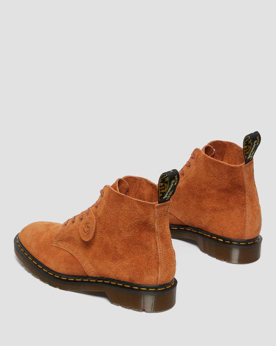 braune dr. martens 101 herren-ankle-boots