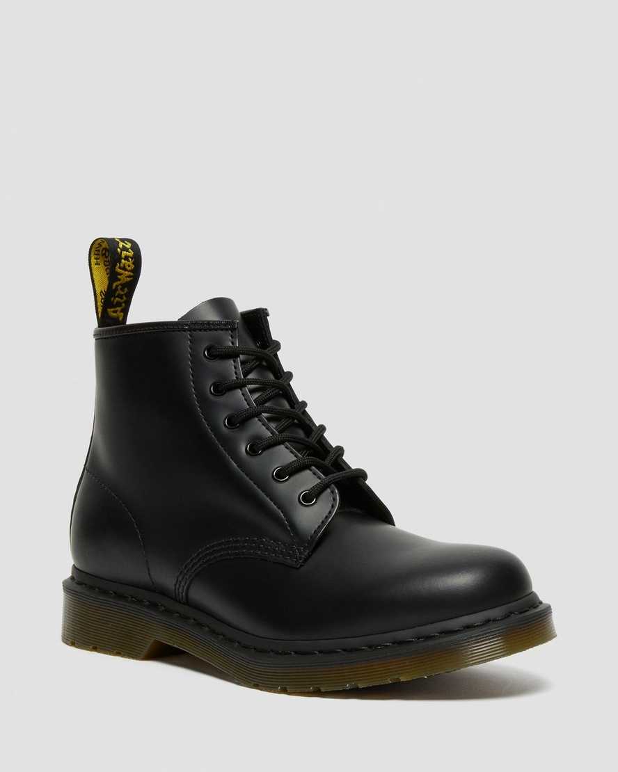 schwarze dr. martens 101 smooth herren-ankle-boots