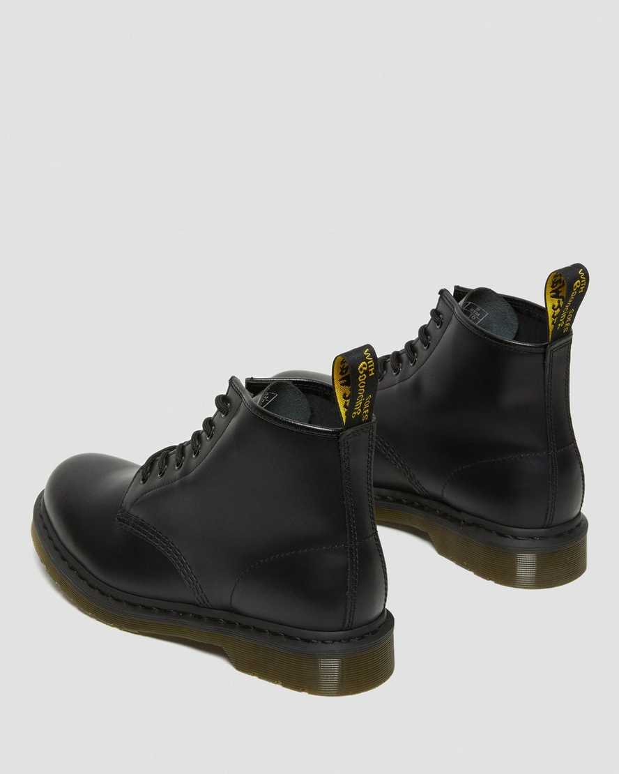 schwarze dr. martens 101 smooth herren-ankle-boots