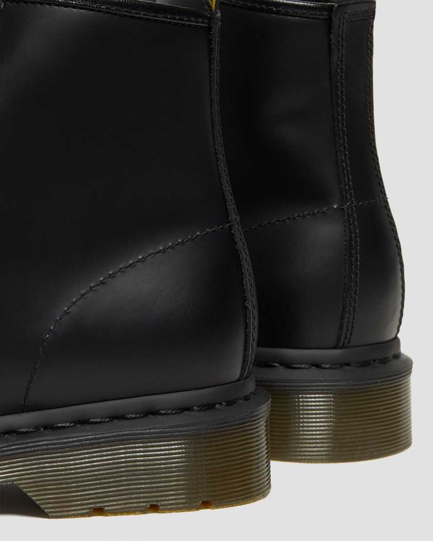 schwarze dr. martens 101 smooth herren-ankle-boots