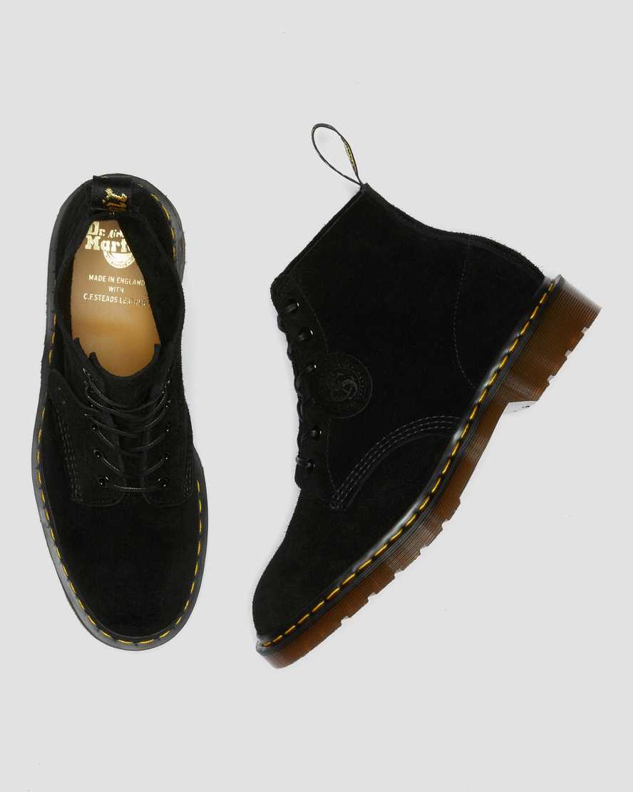 schwarze dr. martens 101 herren-ankle-boots