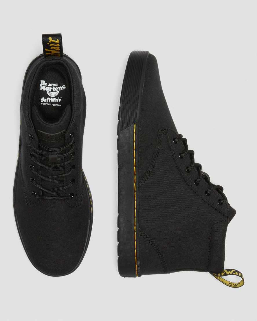 schwarze dr. martens cairo chukka herren-freizeitstiefel