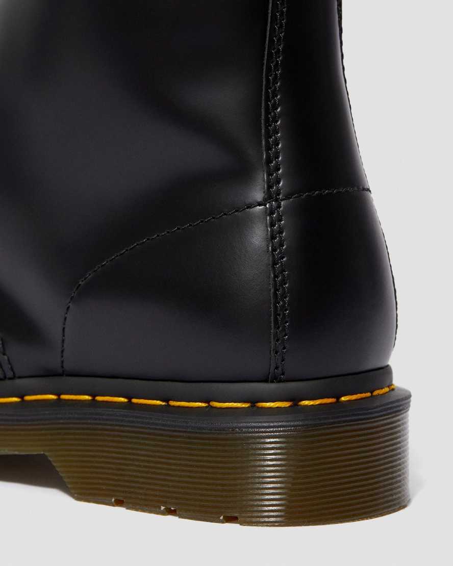 schwarze dr. martens 1914 smooth tall herren-freizeitstiefel