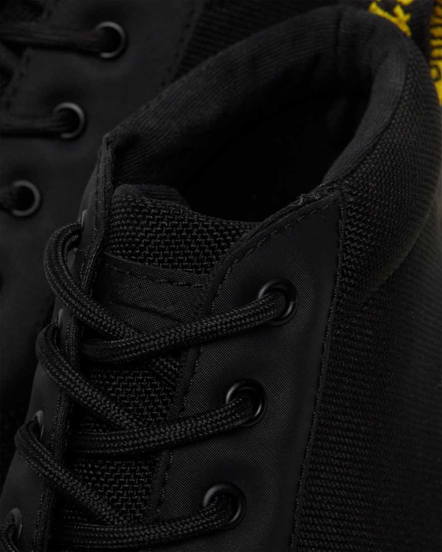 schwarze dr. martens bonny poly herren-freizeitstiefel