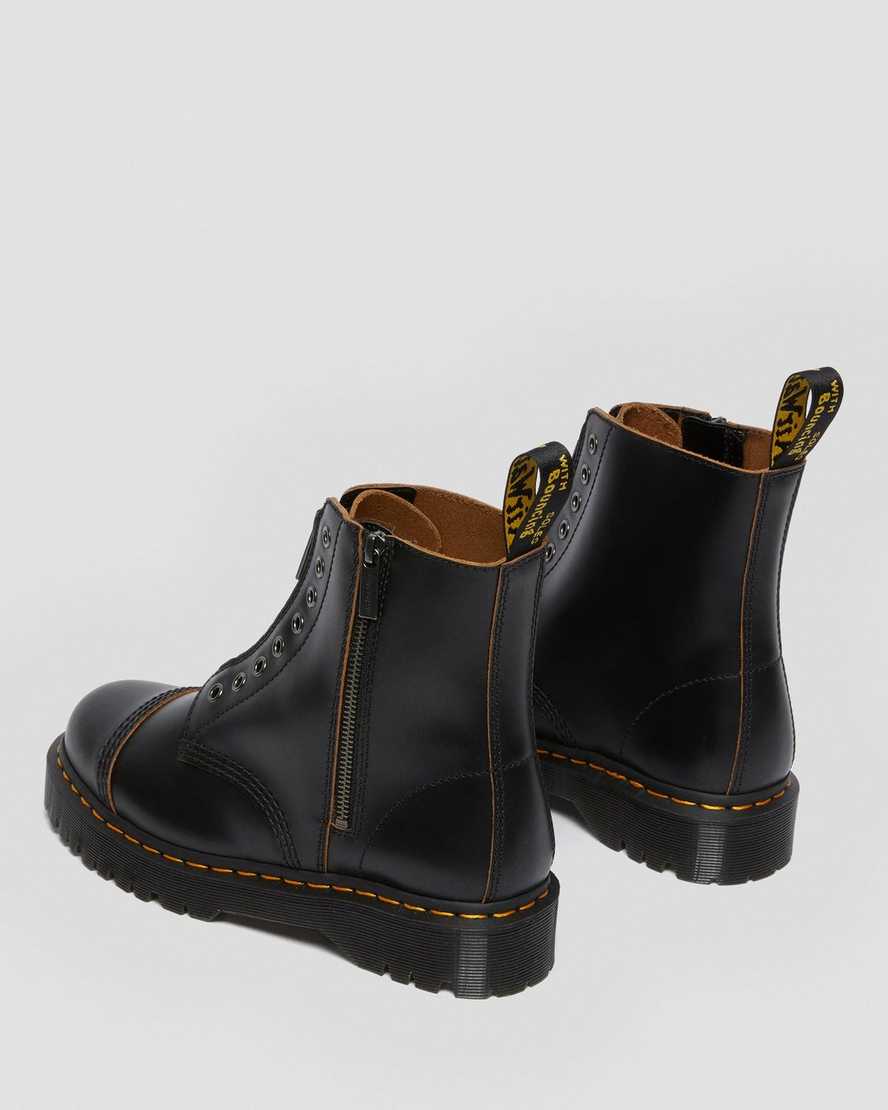 schwarze dr. martens 1460 laceless bex herren-freizeitstiefel