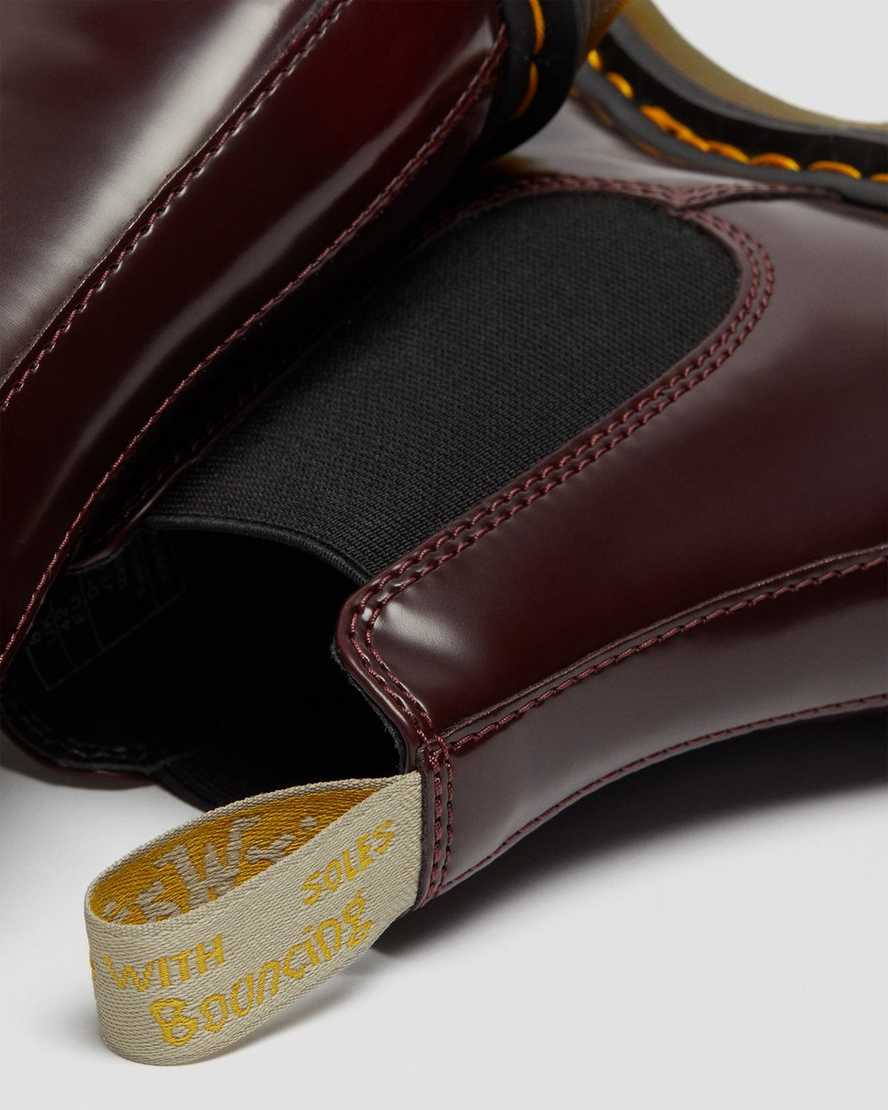 rote dr. martens 2976 herren-chelsea-boots