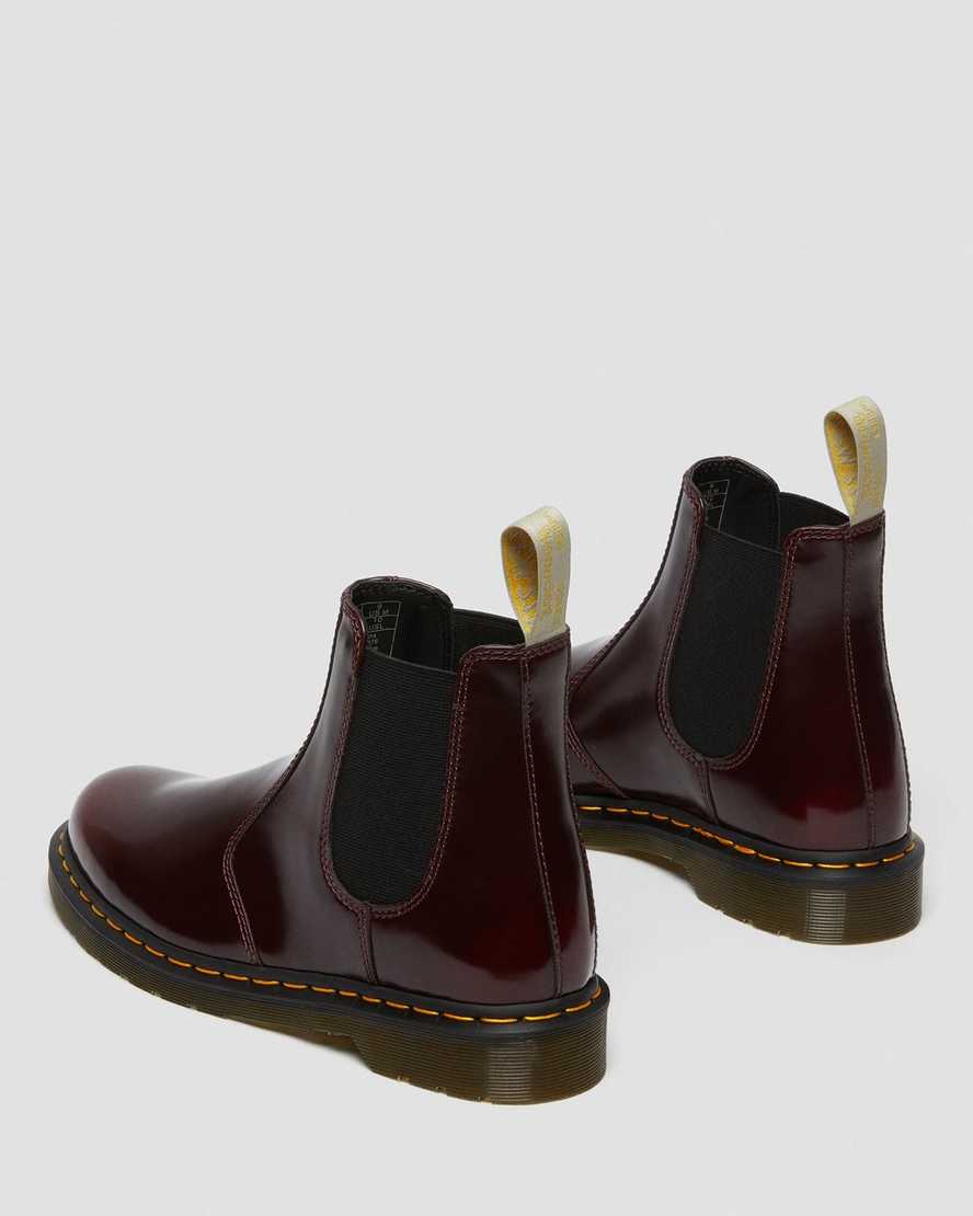 rote dr. martens 2976 herren-chelsea-boots