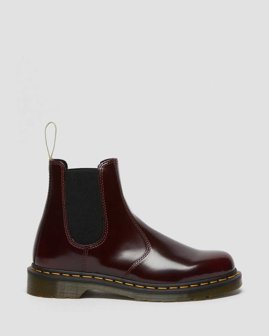 rote dr. martens 2976 herren-chelsea-boots