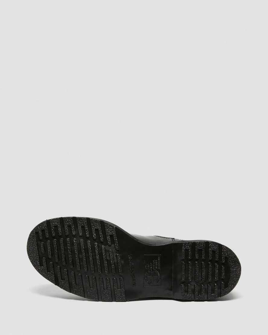 schwarze dr. martens 2976 mono smooth chelsea boots für herren