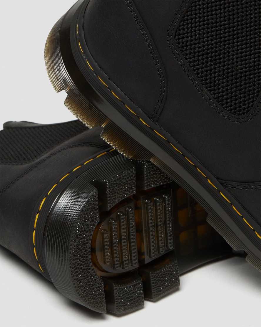 schwarze dr. martens 2976 herren-chelsea-boots