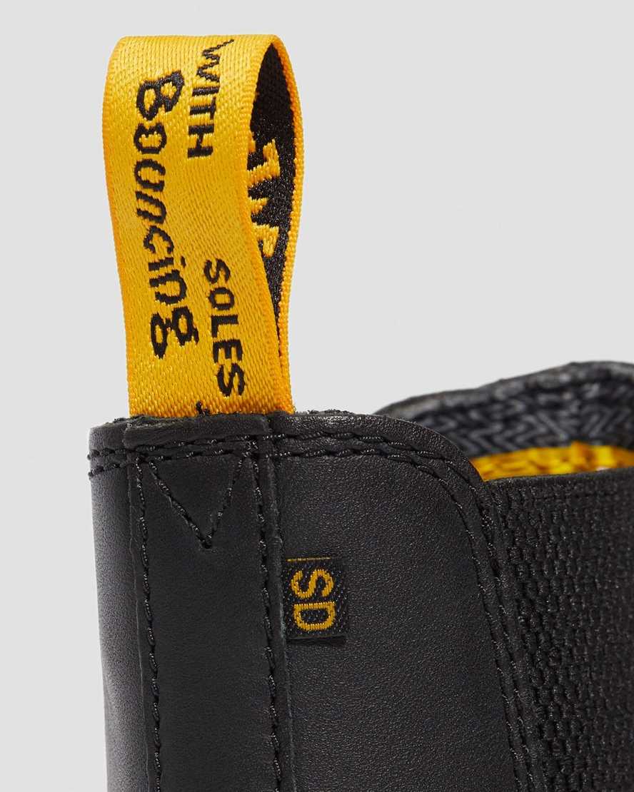schwarze dr. martens fellside arbeits-chelsea-boots für herren.