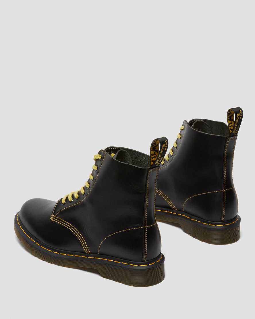 schwarze dr. martens 1460 pascal atlas herren-schnürstiefel