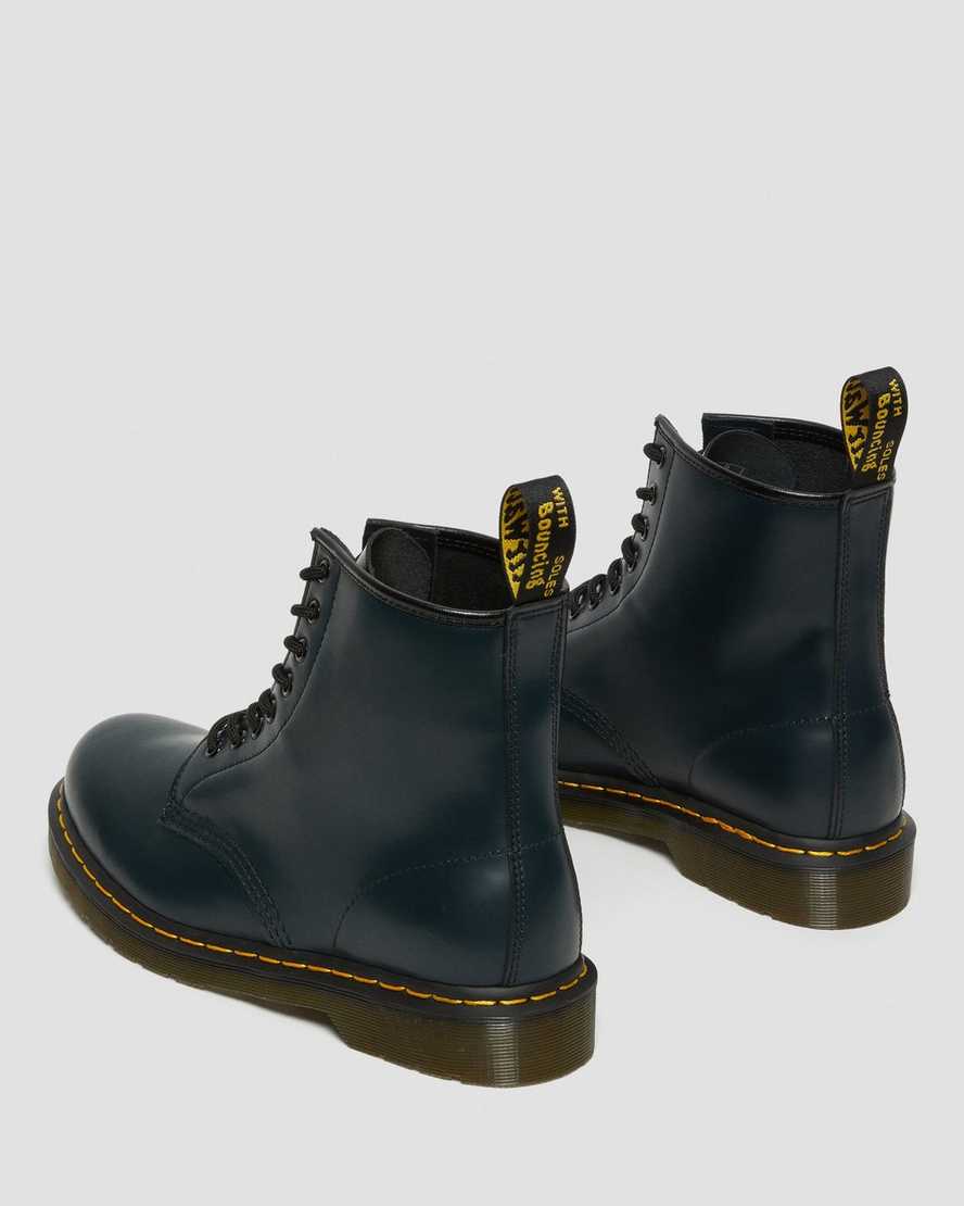 marineblaue dr. martens 1460 glatte herren-schnürstiefel