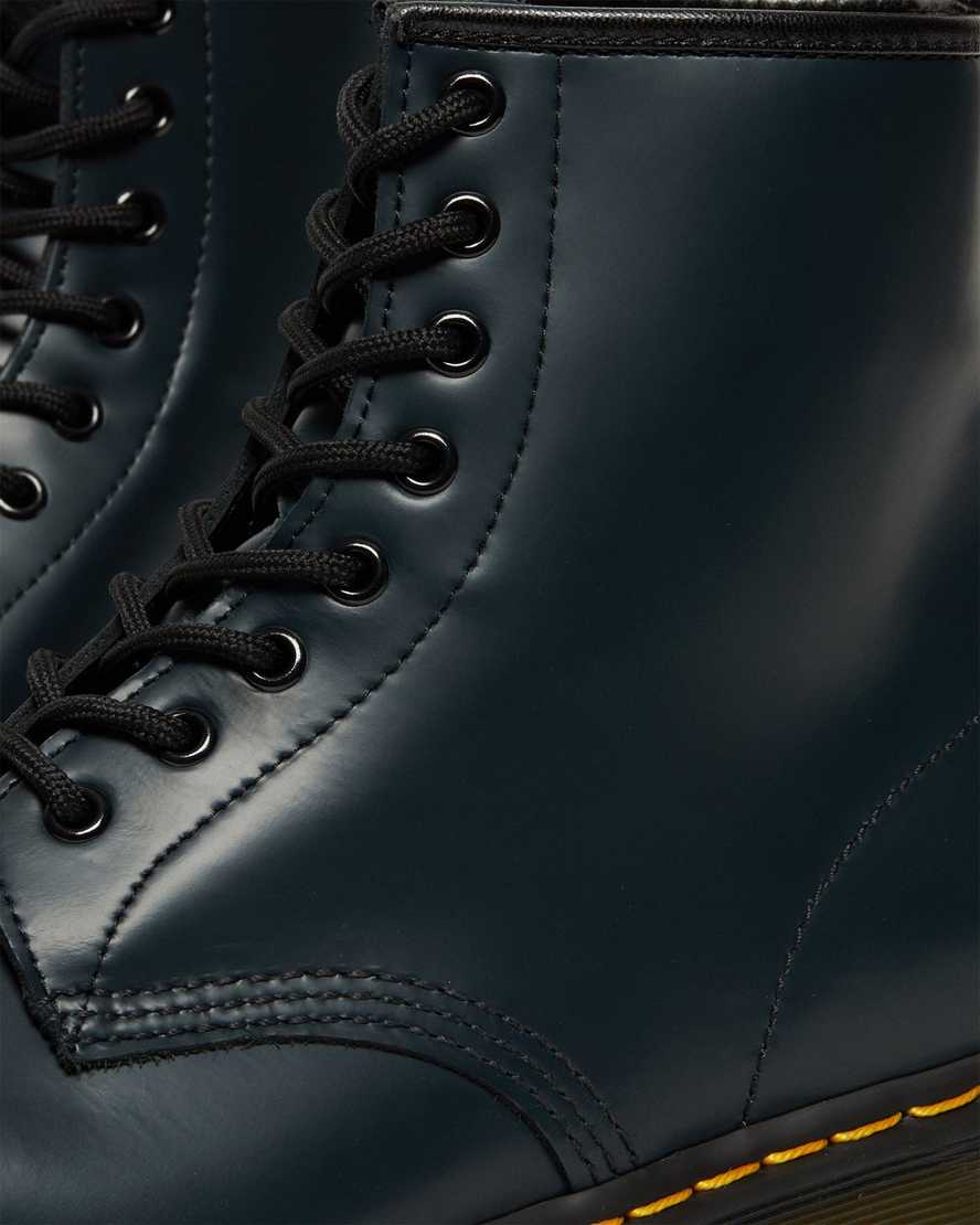 marineblaue dr. martens 1460 glatte herren-schnürstiefel