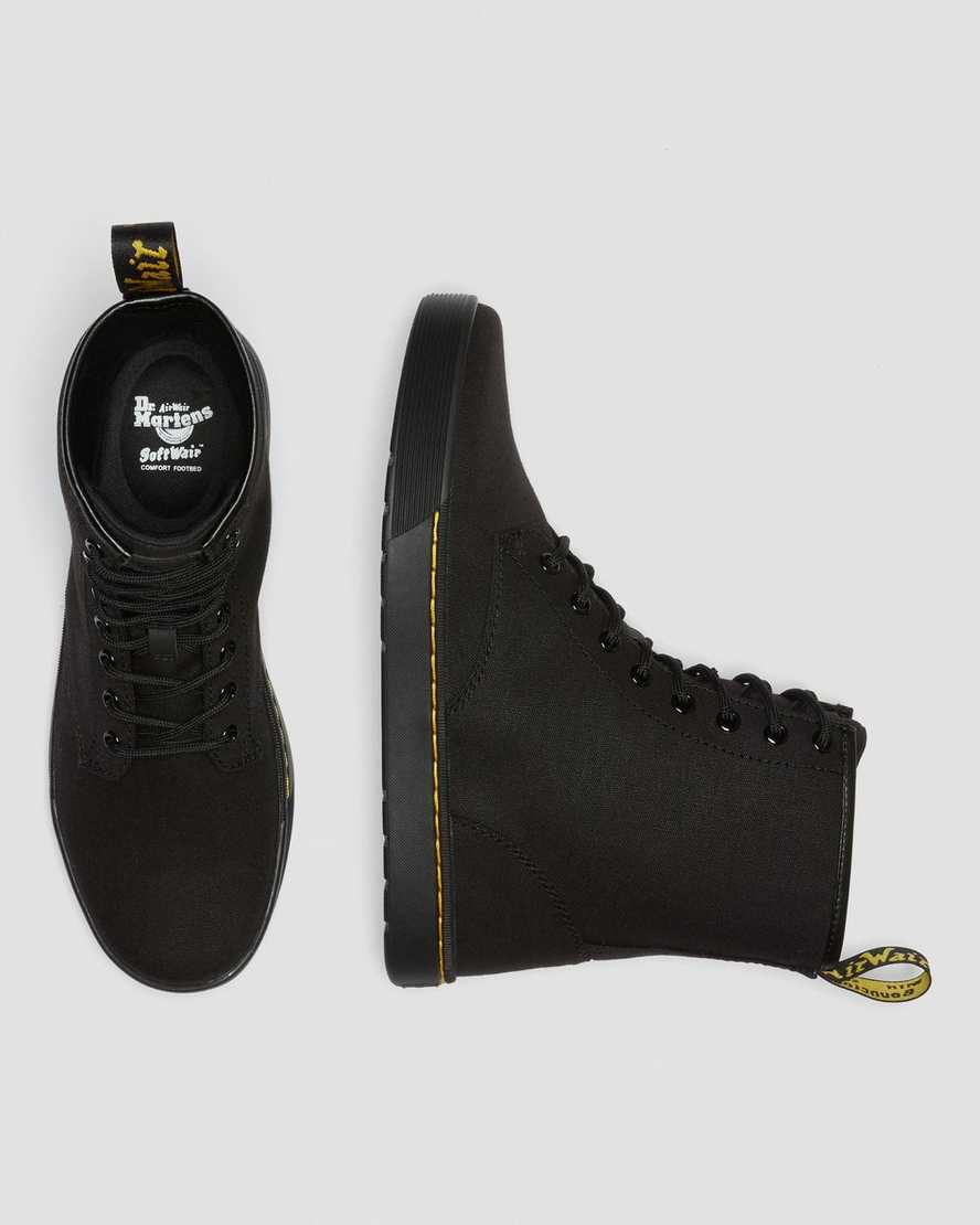 schwarze dr. martens cairo herren-schnürstiefel