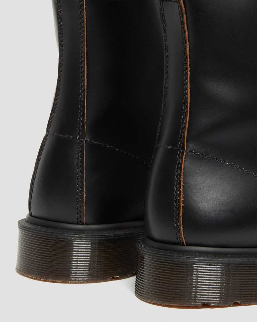 schwarze dr. martens 1460 vintage smooth herren-schnürstiefel