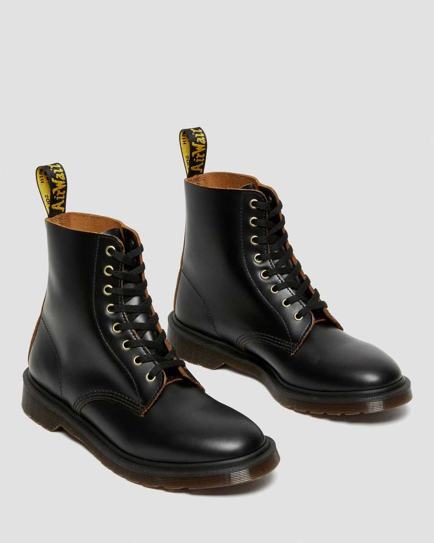 schwarze dr. martens 1460 vintage smooth herren-schnürstiefel
