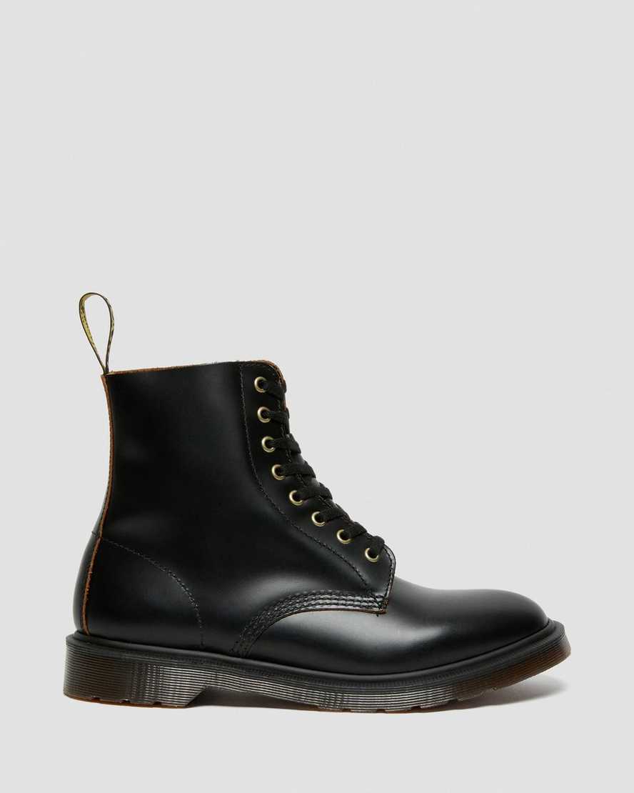 schwarze dr. martens 1460 vintage smooth herren-schnürstiefel