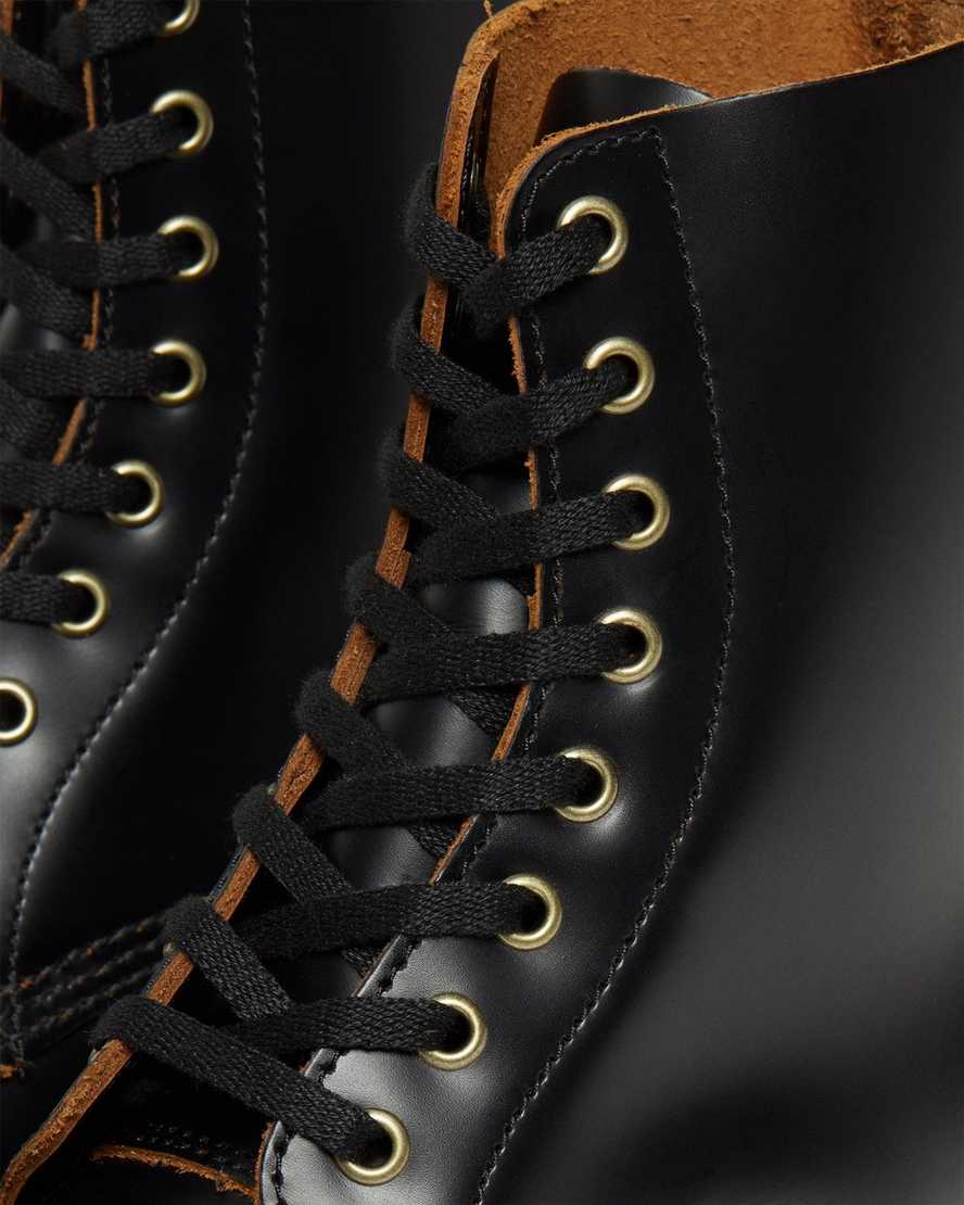 schwarze dr. martens 1460 vintage smooth herren-schnürstiefel