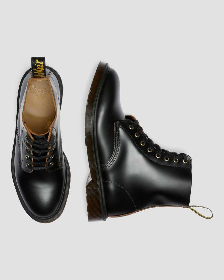 schwarze dr. martens 1460 vintage smooth herren-schnürstiefel