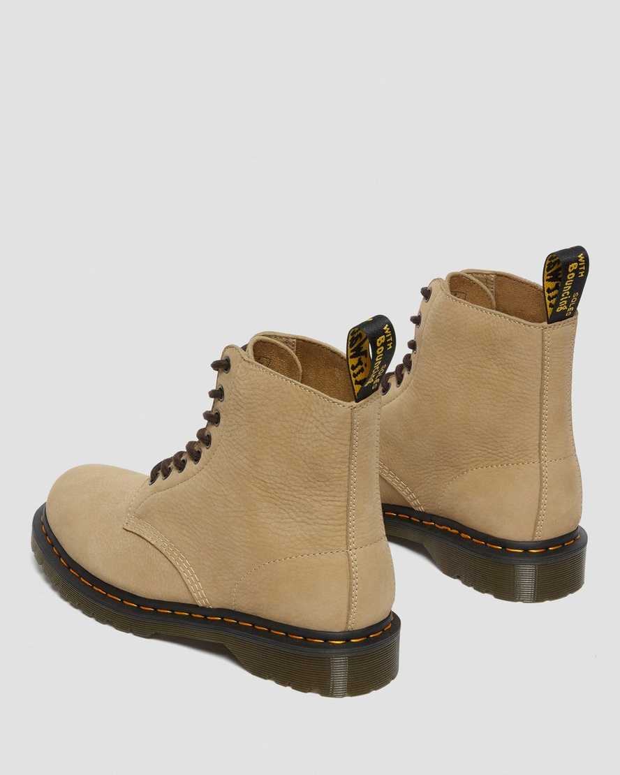 braune dr. martens 1460 pascal herren-schnürstiefel