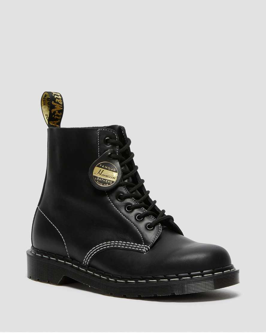 schwarze dr. martens 1460 pascal cavalier herren-schnürstiefel