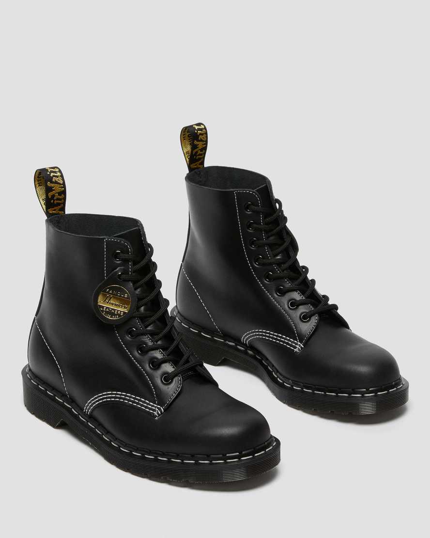 schwarze dr. martens 1460 pascal cavalier herren-schnürstiefel