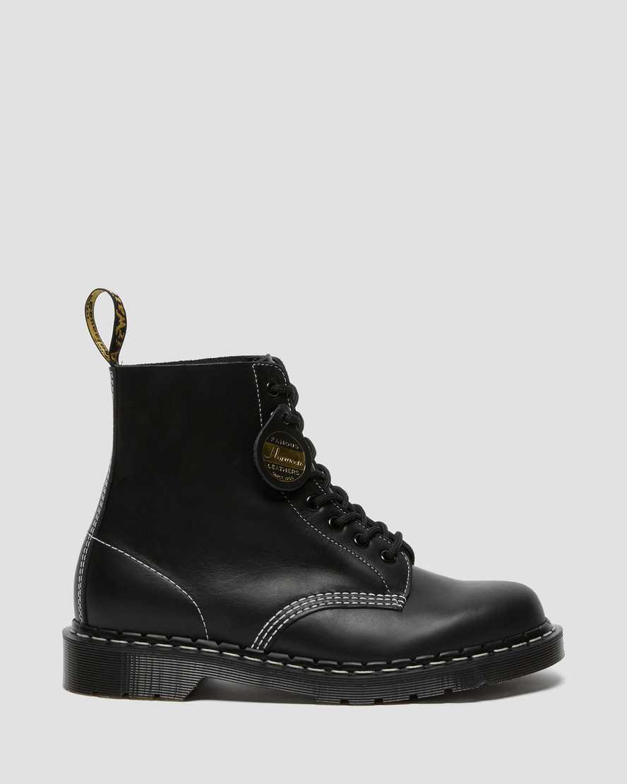 schwarze dr. martens 1460 pascal cavalier herren-schnürstiefel