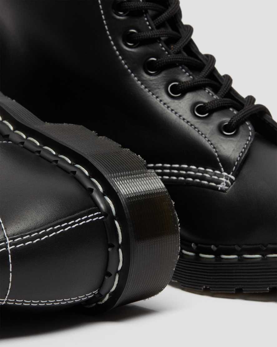 schwarze dr. martens 1460 pascal cavalier herren-schnürstiefel