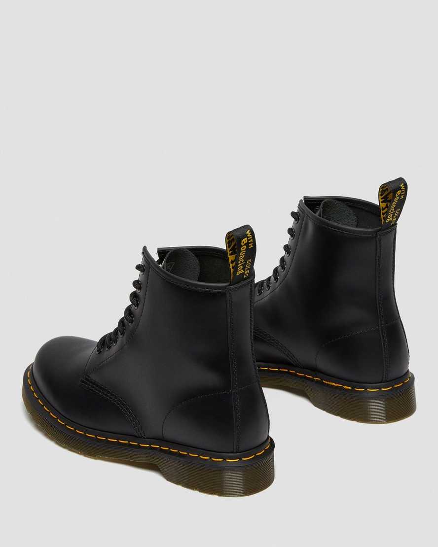 schwarze dr. martens 1460 smooth herren-schnürstiefel
