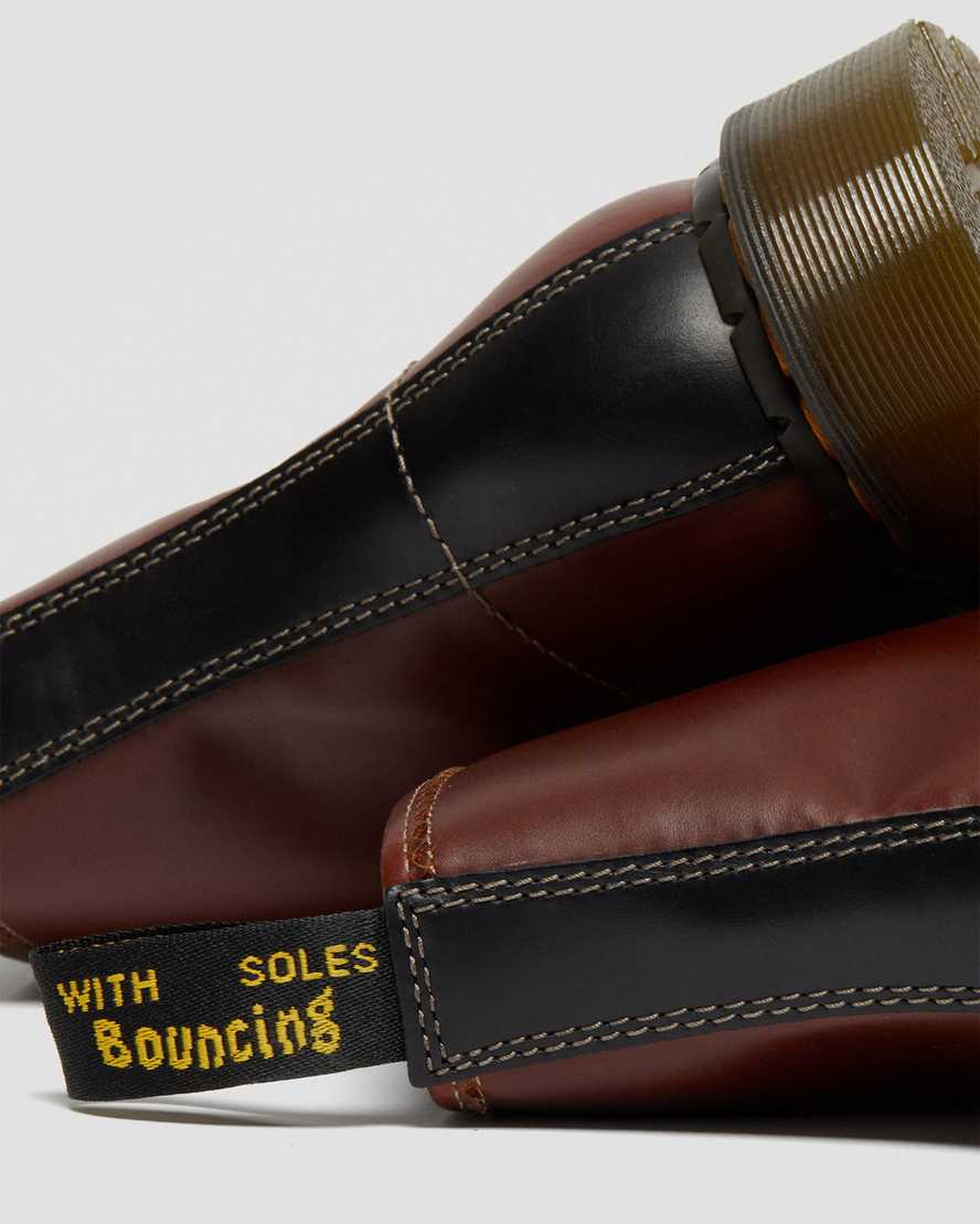braune dr. martens 1460 abruzzo herren-schnürstiefel